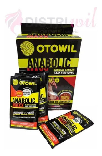Mascara Capilar Anabolic Maxx - Nutricion Fortalecedor X12 U