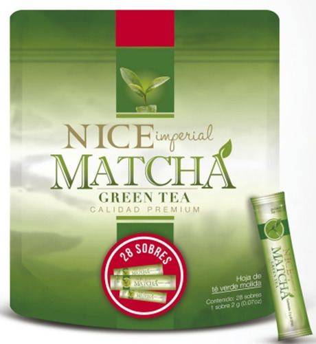 Té Matcha Verde Nice Imperial Calidad Premium 