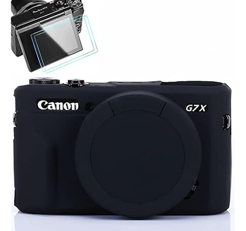 Pocoukate Camera Body Case Para Canon G7x /g7x Mark Ii Funda