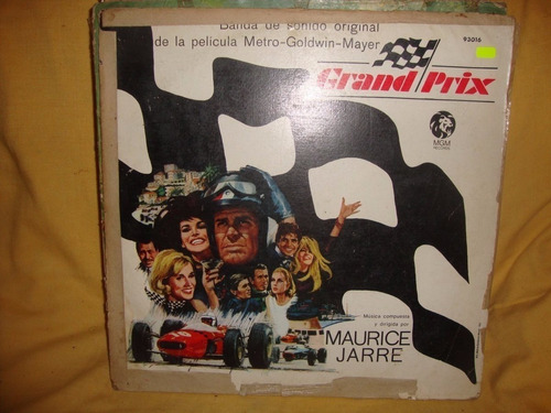 Vinilo Grand Prix Maurice Jarre Xx Bs1