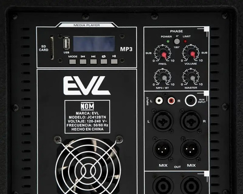 Bocina Amplificada Evl Jc412btn De 400 W | Envío gratis