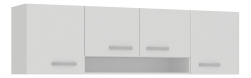 Mueble Armario Aereo Alacena De Cocina 4 Puertas Color Blanco