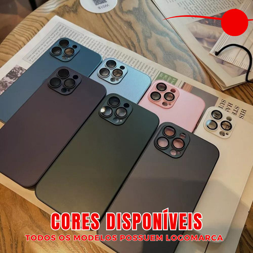 Case De Vidro Magnética Para iPhone 16 16 Pro / Max + Usb-c