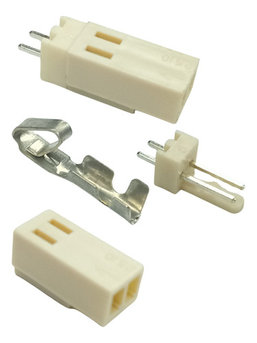 Conector Polarizado De Dos Pines Pack De 10 Unidades