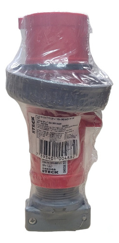 Plug Steck S-4273w 3p+t 32a 3h 380/440v Ip67