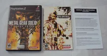 Comprar Metal Gear Solid 3 Case Encarte E Manual Originais Para Ps2