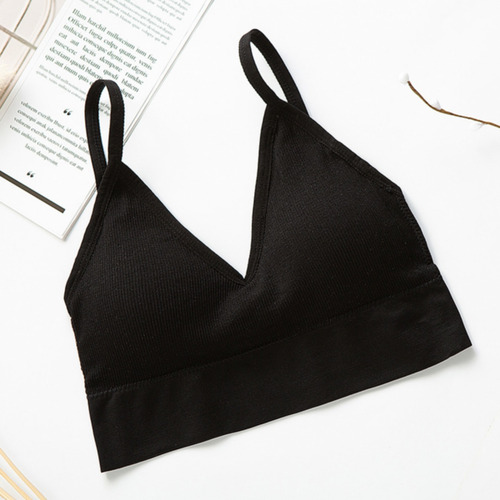 # Sostenes Deportivos Sin Costuras Crop Top Básico 5 Pcs