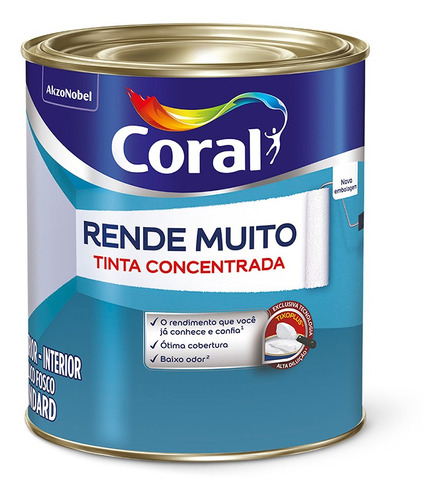 Tinta Rende Muito Coral Branco 900ml