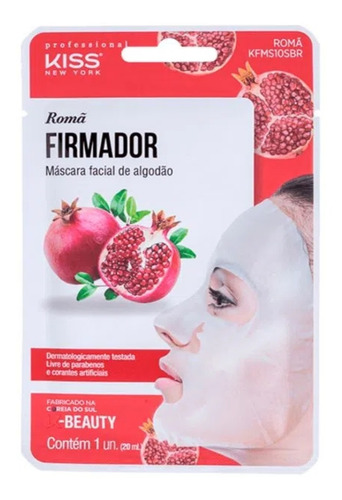 Máscara Facial De Algodão Romã Firmadora - Kiss Ny