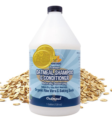 Champ Y Acondicionador Orgnico De Avena Natural Para Perros