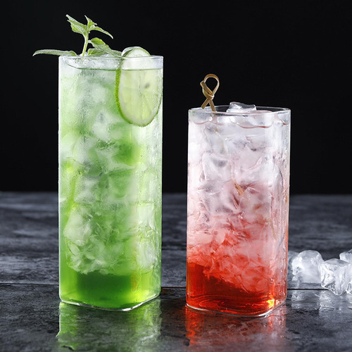 Vasos Para Beber De Vidrio Highball Vaso De Agua 470ml