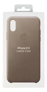 Apple Leather Case Original iPhone X / Xs 5.8 De Cuero Taupe