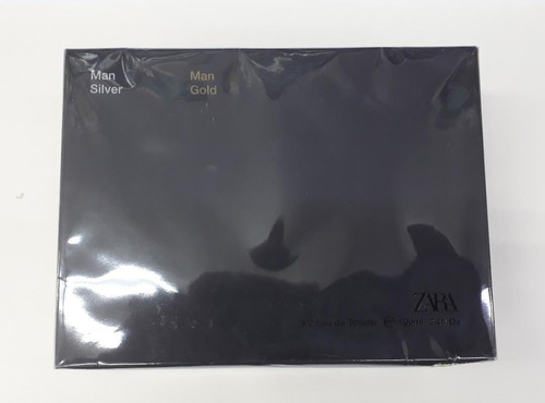 Perfume Zara Man Silver + Zara Man Gold X 100 ml C/u, volume unitário de 200 ml