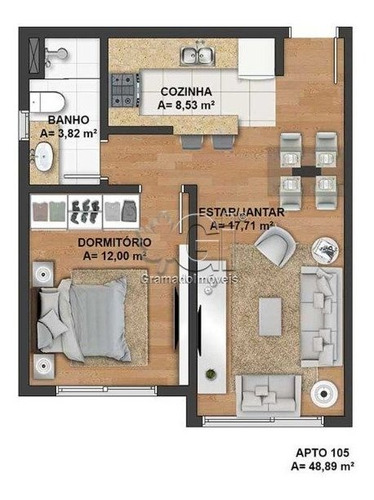 Imagem 3 de 9 de Flat - Centro - Ref: 3660 - V-gi3666