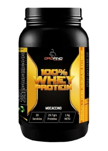 Proteína 100% Whey Orofino - 1kg 30 Servicios - Premium