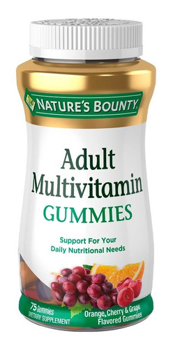 Natures Bounty Adult Multivitamin Gummies Suplemento Gomitas