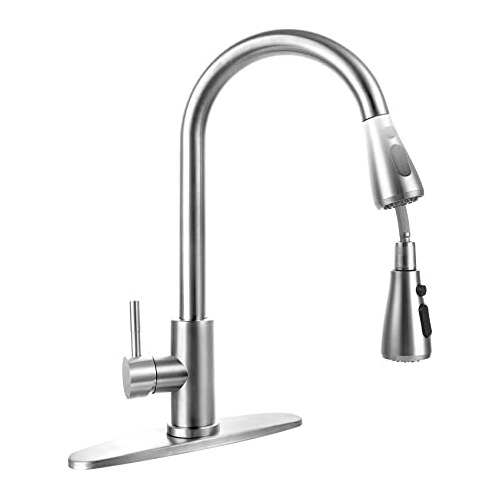 Stainless Steel 304 Kitchen Sink Faucet With Pull Down Spray