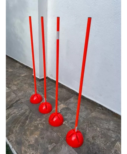 Set 6 Estacas Entrenamiento Con Base