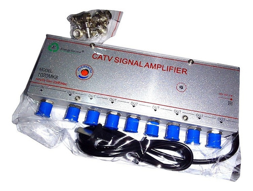 Amplificador De Señal Catv - Reparte Cable Mágico A Tus 8 Tv