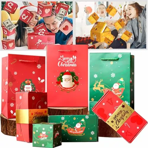 Caja de Regalo Sorpresa Navidad,Seeroze Surprise Gift Money Box Christmas