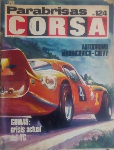 Corsa N°124 Año 1968.triunfo De Marincovich Chevy En Bs.as.