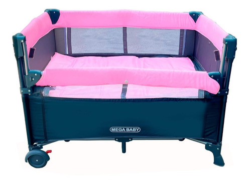 Imagen 2 de 9 de Practicuna Colecho Bebés Mega Baby Geminis Doble Altura