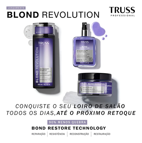 Combo Blond Revolution + Uso Obrigatório Truss (4 Itens)