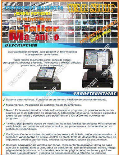 Software Taller Mecanico Programa Control Gestion Servicio