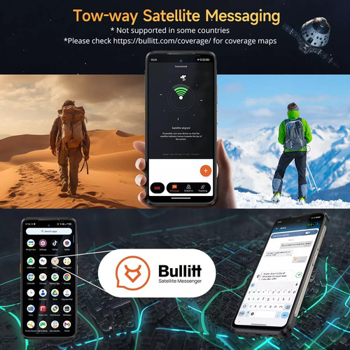 Ulefone Ulefone Armor 23 Ultra 5g Smartphone Mensaje Vía Satélite 120w Cámara Nocturna De 64mp 24+512gb