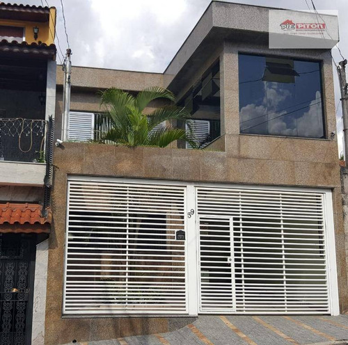 Sobrado Com 3 Dormitórios À Venda, 200 M² Por R$ 640.000,00 - Vila Paranaguá - São Paulo/sp - So2373