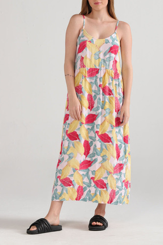 Vestido Largo Tropical Mujer Multicolor-s Oneill