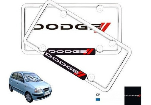 Par Porta Placas Dodge Atos 1.1 2004 Original