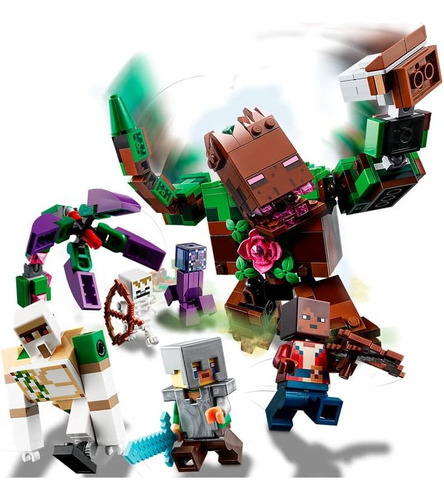 Lego Minecraft The Jungle Abomination Building Kit Playset F