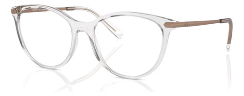 Lentes Armani Exchange Ax3078 8333 Transparente Oftalmico Color 8333 Transparente Brillante