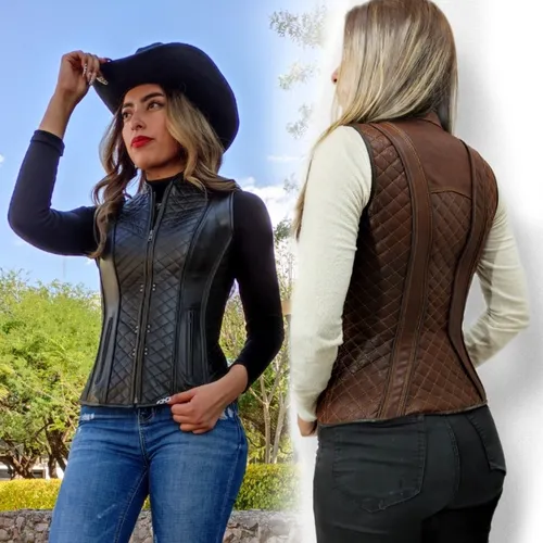 Chalecos de piel para dama hotsell