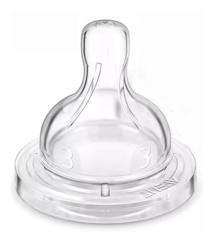 Imagen 3 de 4 de Tetina Anticòlicos Philips Avent Flujo Medio Scf633/17 3m+