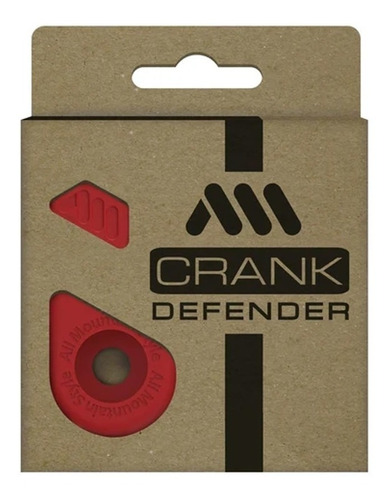 Protector De Crank Para Bicicleta Ams Defender Rojo
