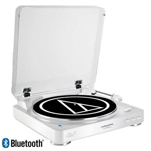 Tornamesa Tocadiscos At-lp60bt Audiotechnica Bluetooth Blanc