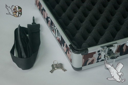 Imagen 5 de 6 de Maletin Airsoft De Aluminio Mediano Apg