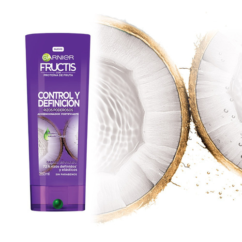 Imagen 4 de 5 de Acondicionador Control Y Definición Rizos Poderosos Fructis