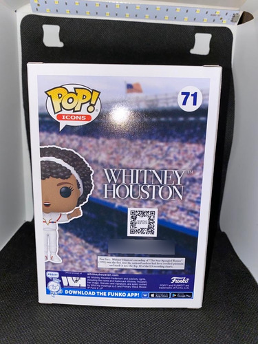 Figura Funko Pop Whitney Houston Rocks Jonh Lennon