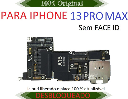 Placa-mãe Iphone 13 Pro Max 256gb Sem Face Id