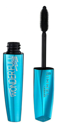 Mascara De Pestaña Rimmel London Wonderfull Waterprof Color Negro