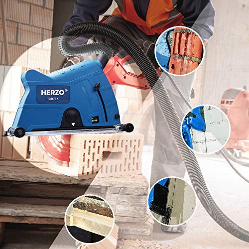 Herzo Surface Cutting Dust Shroud Estuche For Angle Grinder