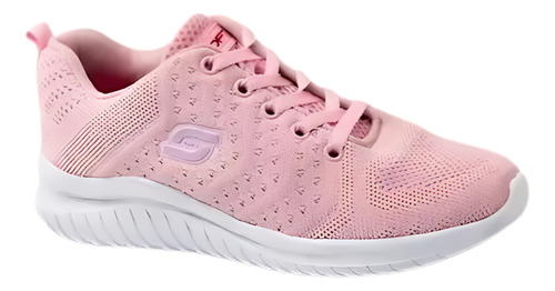 Zapatilla Deportiva Soft 6000 Tejida Mujer Livianas Colores