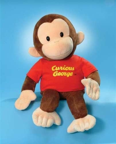 Clásico Curioso George En Camisa Roja 8  De Gund