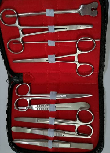 Kit Cirugia Menor Uso Veterinario 9 Piezas Marca Newway
