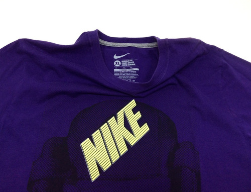 Remera Manga Corta Nike Sillon Tubular Violeta Hombre Xl