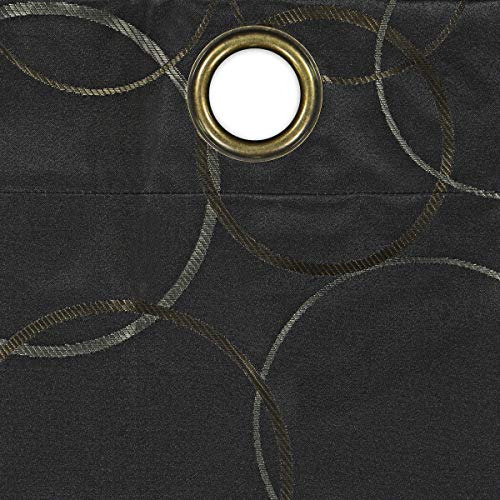 Cortina De Ventana De Ojal Térmico Opaca Moderna Eclipse Mer