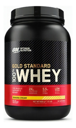 Proteina On Gold Standard 100% Whey 2 Lbs Sabor Doble Chocolate